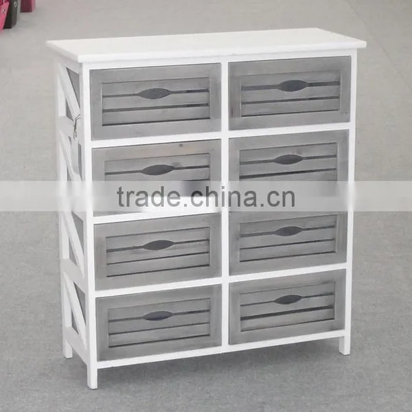 Good Quality Low Moq Retro Wooden Cabinet With 4 Drawer photo-3