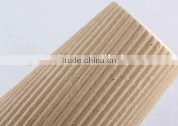 Disposable Doubled-walled Kraft Paper Cup Ripple Wall Paper Cup photo-3