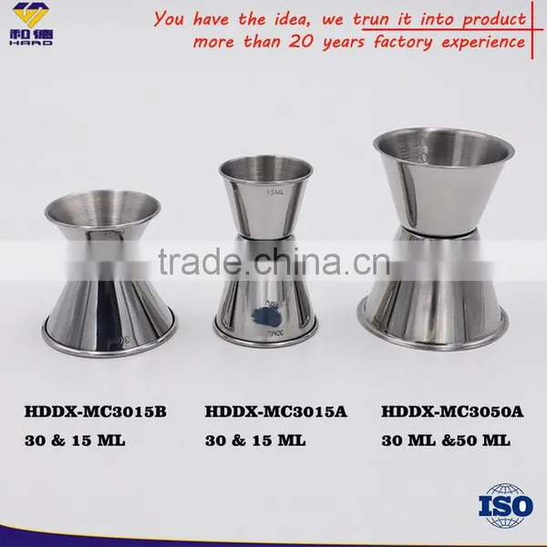 0.5 oz / 1 oz Stainless Steel OEM Jiggers photo-3