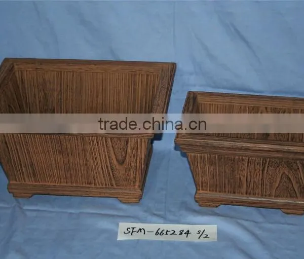 Antique Decorative Wooden Vase photo-3