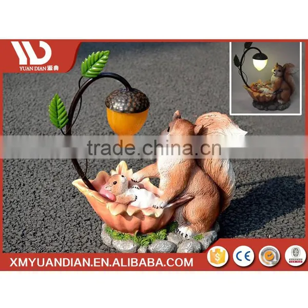 Direct Buy China Home And Garden Ornament Art Work Resin Craft Solar Lighting System For Indoor photo-3