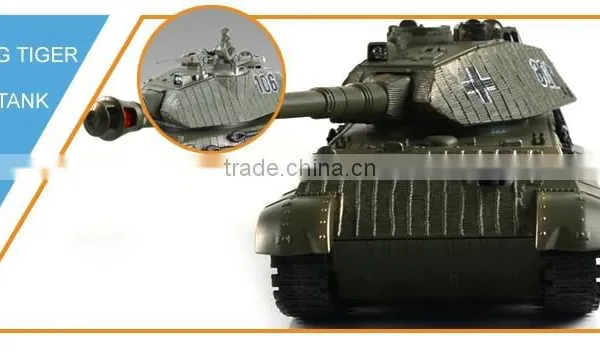 Germany King Tiger 1/28 W/ Light German Tiger Tank for Sale VS Henglong RC Tank photo-3