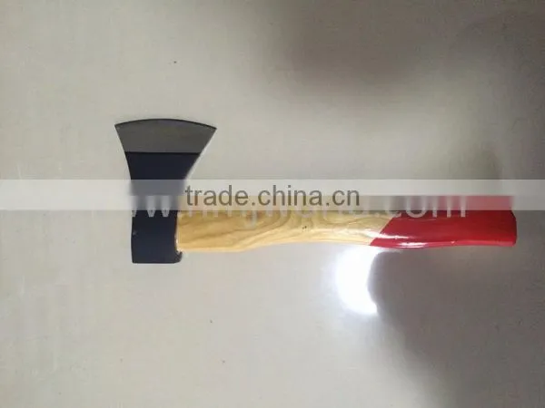 High Carbon Steel Wooden Handle Axe Steel Forged Hatchet photo-3