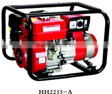 2.0kw single phase gasoline generator,generator set with 5.5hp 168 engine