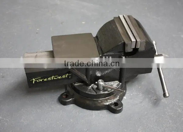 4",5",6",8" Heavy Duty Cast Iron Vice With Swivel Locking Base&Anvil photo-3
