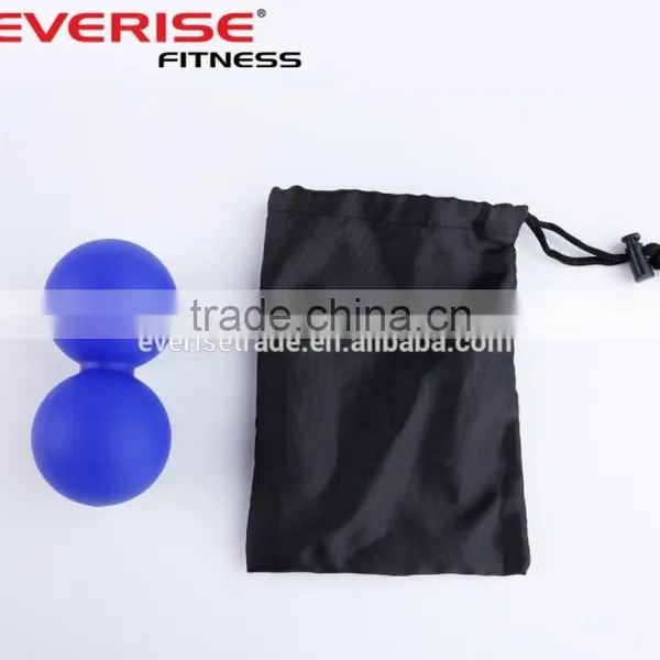 Double Lacrosse Massage Ball for Crossfit ,Deep Muscle Tissue Therapy & Recovery.