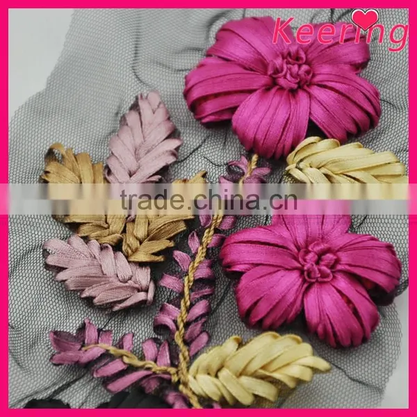 New Design Embroidery Patch With Flower WPHA-109 photo-2