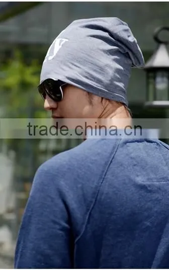 In the Spring of the New Male Ladies Fashion Cap Sleeve Head Cap Hipster Cap Turban Hip Hop Baotou MZ1148 Knitting Hat photo-5