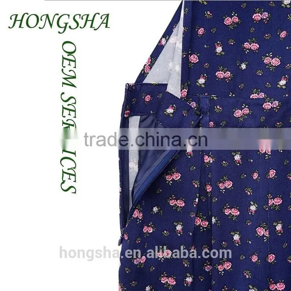 Wholesale Children's Boutique Clothing Floral Rush Overalls Frocks Designs 2016 HSD7377 photo-2