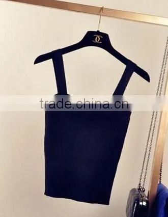 Top Pullover Sexy Skin-friendly Women's Vest 100% Cotton photo-4