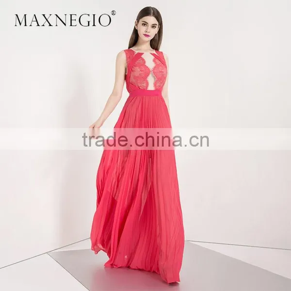 2017 Garment Factory New Arrived High Fashion Design Layered Lace Dress Woman Evening Dress photo-3