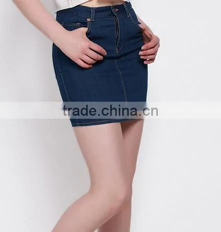 EY1826D 2016 Bodycon High Waist Sexy Mini Skirts Denim Clothes Wholesale photo-2