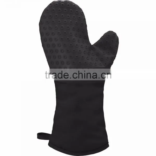 Silicone Grilling Mitt - Mitt's Long Length Perfect for Cooking Items on the Grill, Tested to Withstand Heats up to 204'F/400'F photo-4
