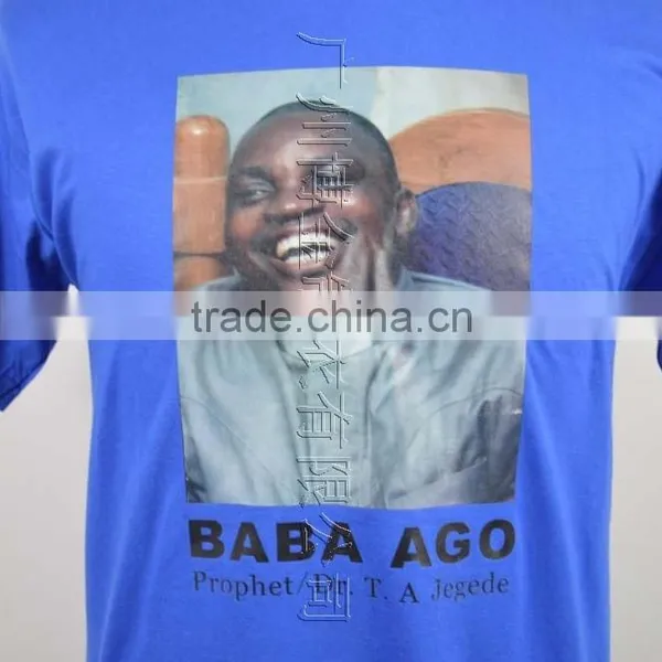 100% Polyester Royal Blue Color Election Tshirt Cheapest Price. photo-3