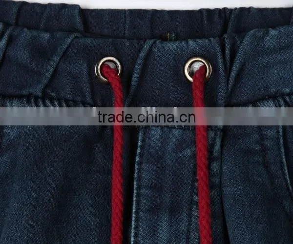Guangzhou Jeans Market New Model Jeans Pent Style Wholesale Kids Jeans With Rib Hem photo-5