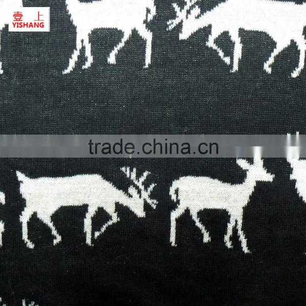 Hot SellingJacquard Christmas Sweater,fashion Sweater,12GG,45%Cotton 45%Polyester 10%Lurex photo-3