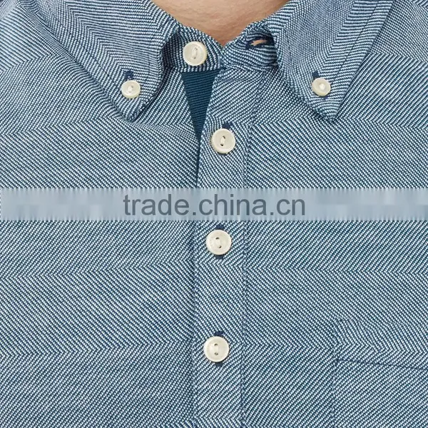 2017 Shandao Autumn Lastest Design Casual 220g 95%Cotton 5%Polyester Short Sleeve Men Customize Clothing photo-3