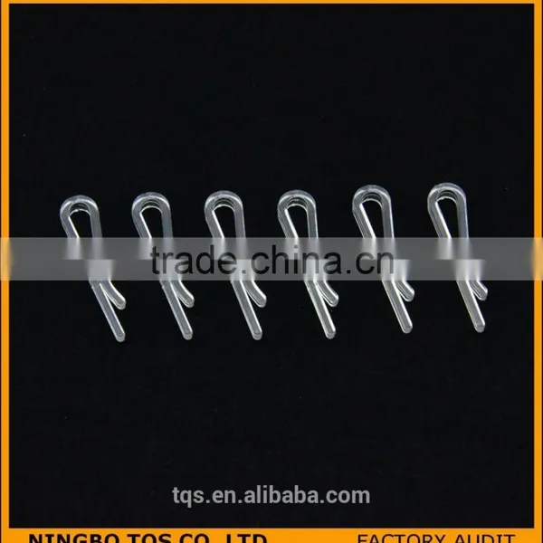 Hot Sale U-shape Transparent Shirt Packing Plastic Clips photo-2