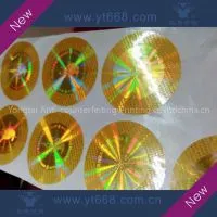 Demetallization Hologram Sticker