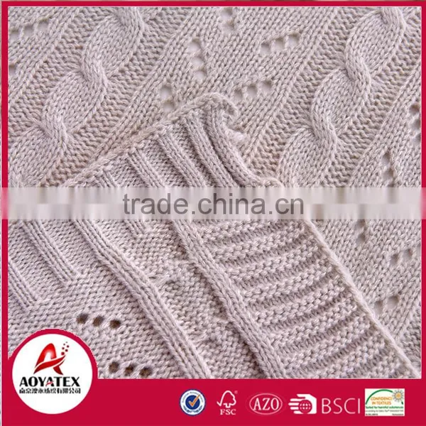New Design 100% Acrylic Knitted Blanket photo-3