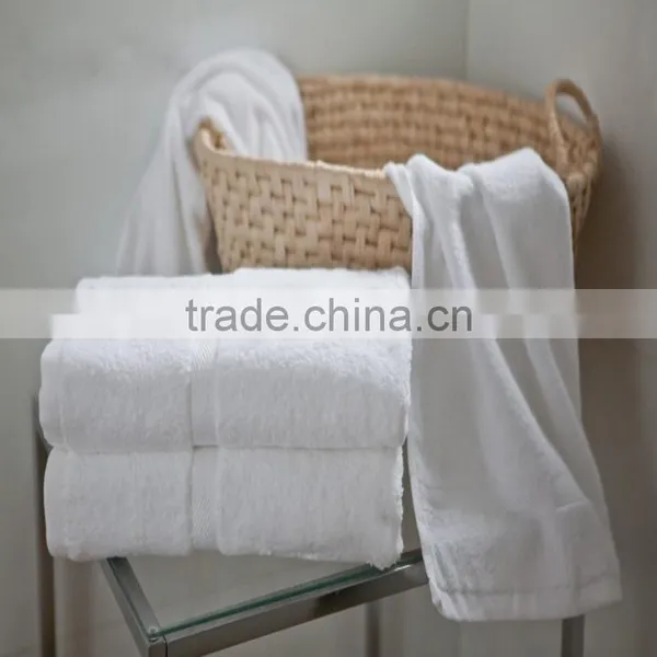 Wholesale Plain White Sateen Customized Bath Towels Pakistan 100% Cotton Luxury photo-3