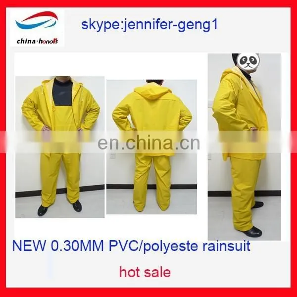 NEW Industrial Rain Coat Polyester Rain Coats Vinyl Coated Polyester Webbing