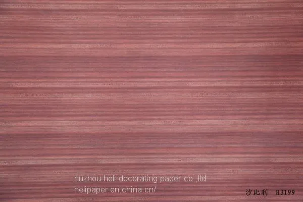 Sapele Wood Grain Decorative Paper photo-3