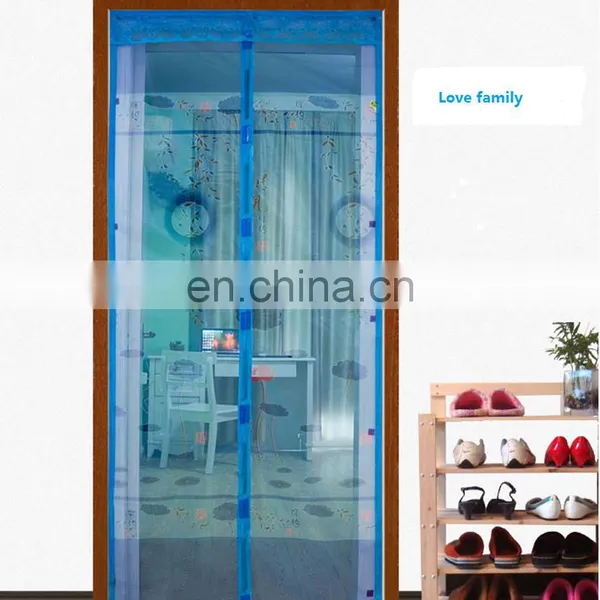Simple Grid Magnetic Anti-mosquito Curtain Encryption Summer Soft Screen Door Magnetic Stripe photo-6