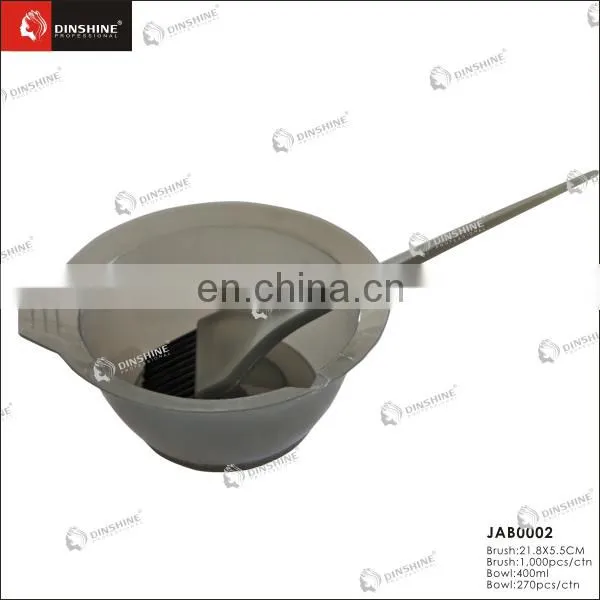 New Design Fade-proof Salon Plastic Hair Dyeing Bowl & Brush Set photo-2