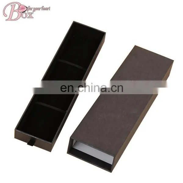 High-end Black Rectangular Jewelry Box photo-4