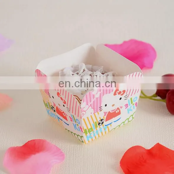 Rectangular Paper Baking Cups Square Dessert Cups photo-3