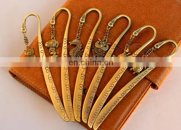 Leaf Shape Gold Color Plated Leaf Bookmark Custom Metal Bookmarks Gold Metal Leaf Bookmark photo-4