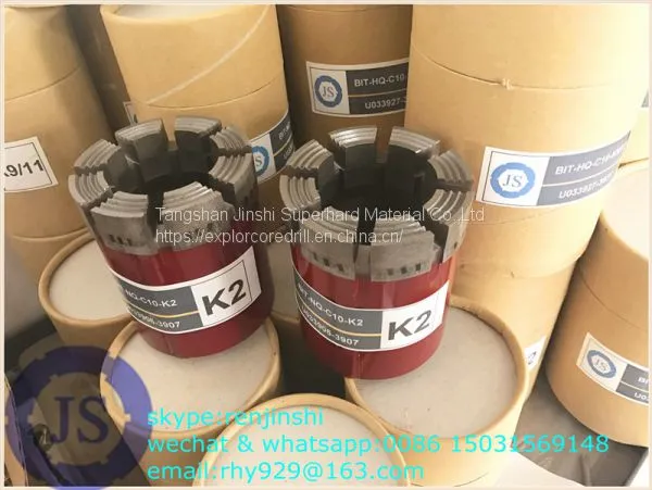 AQ BQ NQ HQ PQ Impregnated Diamond Core Bit photo-2