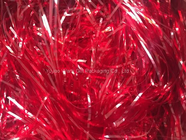 Transparent Color Shred Basket Filler, Cello Shred