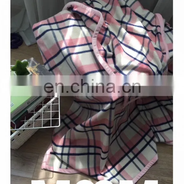 Anti Pilling 100% Cashmere Knitted Wholesale Wool Baby Children Throw Blankets Plaid photo-6