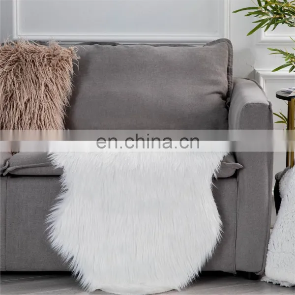 Wholesale Modern Living Room Designer Carpet Faux Fur Rug For Sale photo-5