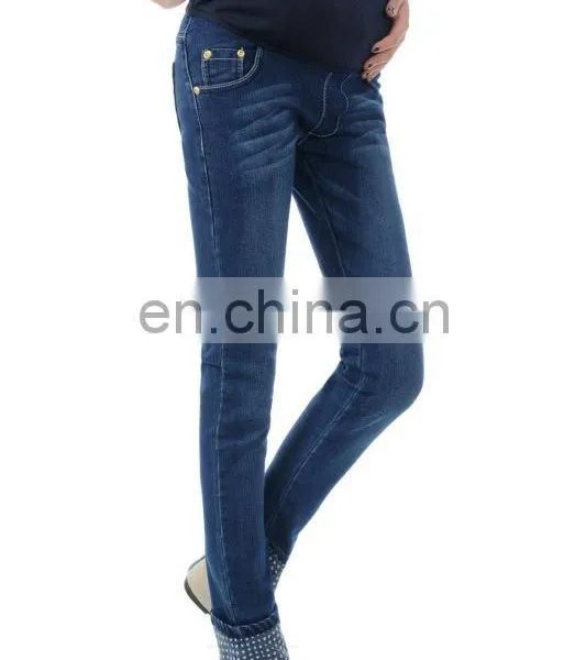 DiZNEW New Stretch Comfortable Maternity Wear Jeans Women photo-3
