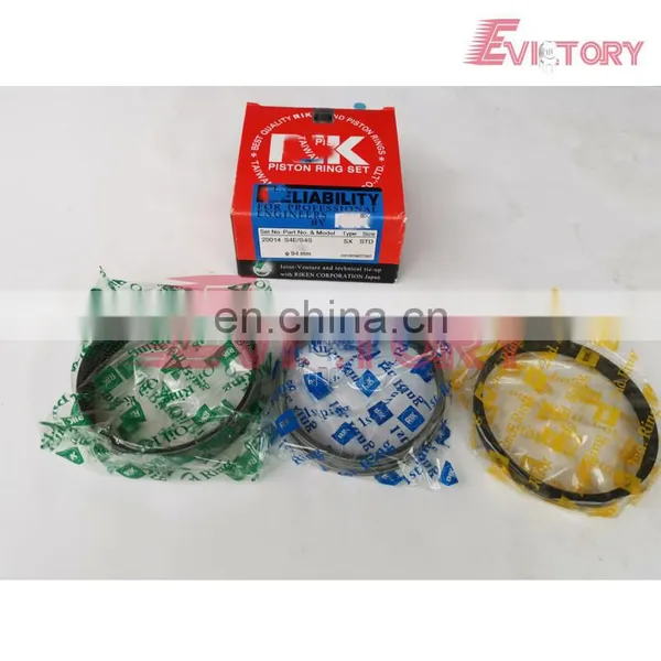 For MITSUBISHI Engine Parts S6E PISTON RING SET photo-3