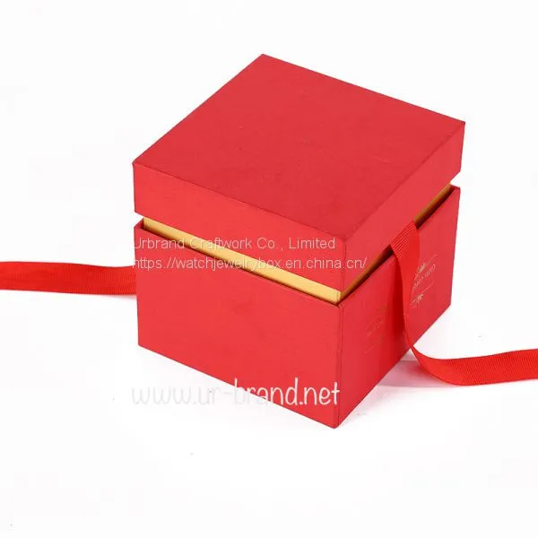 Custom Large Luxury Sets Ribbon Paper Packaging Gift Box Square Box Gift Box photo-2