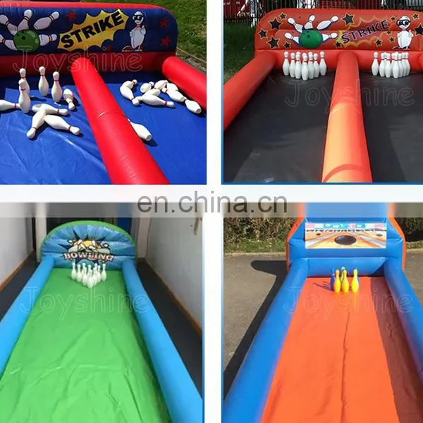 Giant Inflatable Human Bowling Pins Balloon Lanes Cheap Outdoor Inflatable Sport Bubble Bowling Ball Alley Set Game photo-3