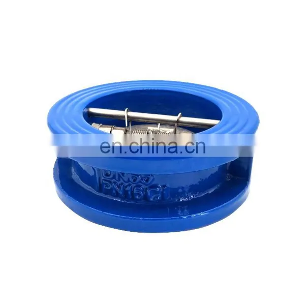DN50 Small Ductile Cast Iron Wafer Type Single Disc Check Valve photo-2