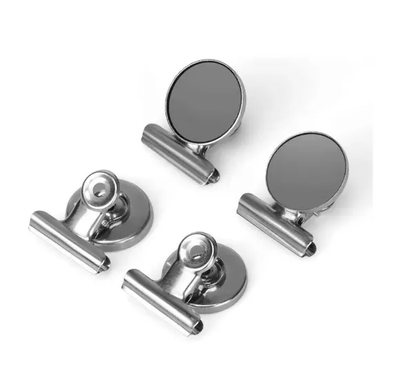 Ferrite Magnetic Clips Fridge Magnet Clips for Photo Displays on Whiteboard photo-3