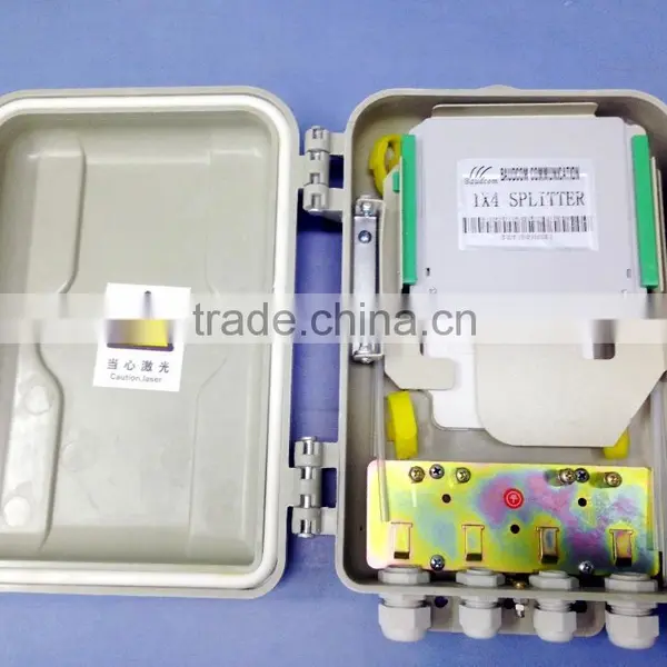Single Mode 1x4 Fiber Optic PLC Splitter With SC Connector photo-2
