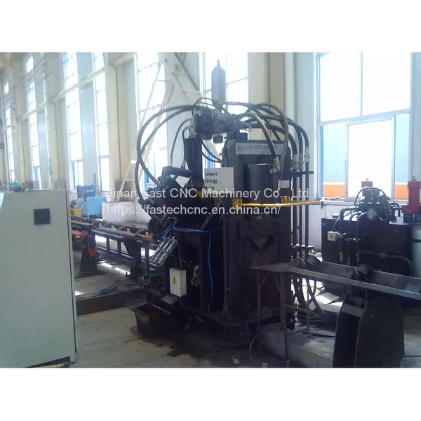 CNC Controlled Automation Angle Steel Marking, Punching And Cutting Processing Line Model JX125 photo-4