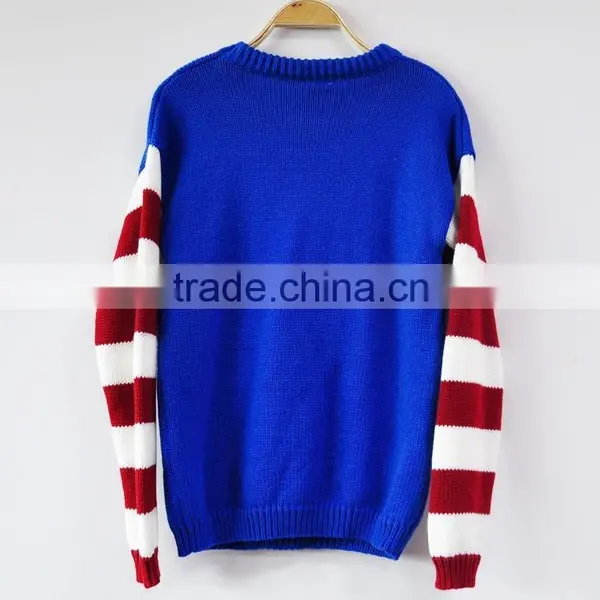 Korean Style Fashion Girls Sweater Ladies Long Sleeve Striped Pullover photo-2