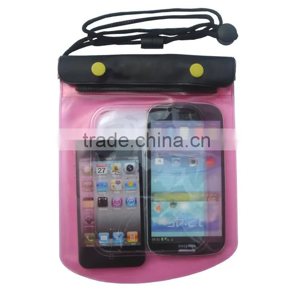 2013 Korean Waterproof Cell Phone Bag Wet Wallet Bag Rain/uv Protection Bag Summer Sports Beach Dry Neck Pouch photo-4