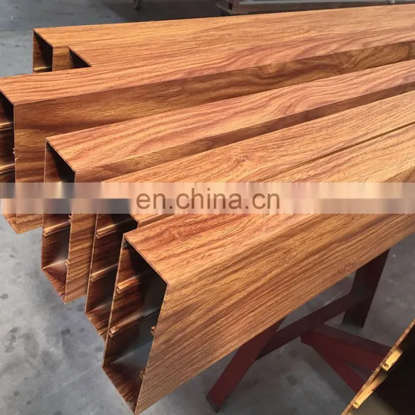Sunroom Structure Aluminum Tube Profile Aluminum Wood GrainTransfer Profile Powder Coating Aluminium Extrusion photo-2