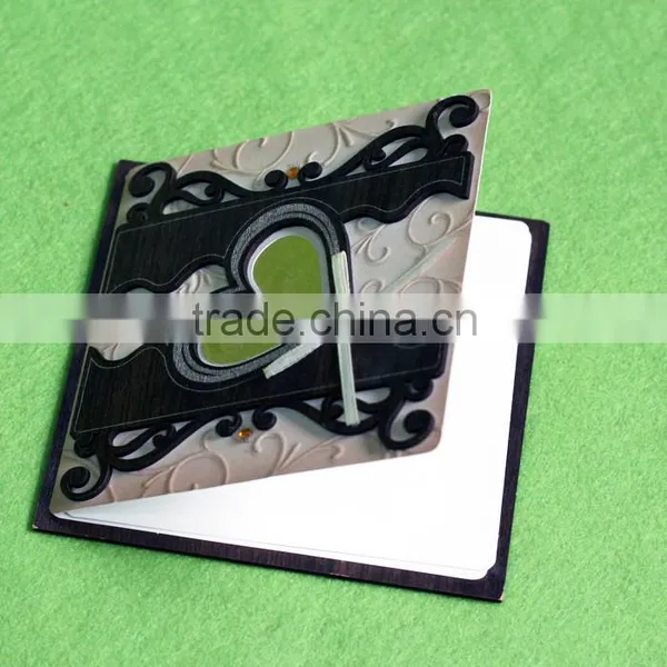 Top Grade 2016 Elegant Heart Wooden Fancy Wedding Cards photo-3