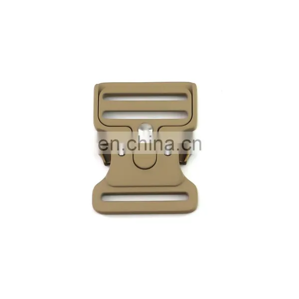 Factory Supply Adjustable Tactical Belt Buckle Metal Side Quick Release Buckle Dog Collar Buckle photo-3