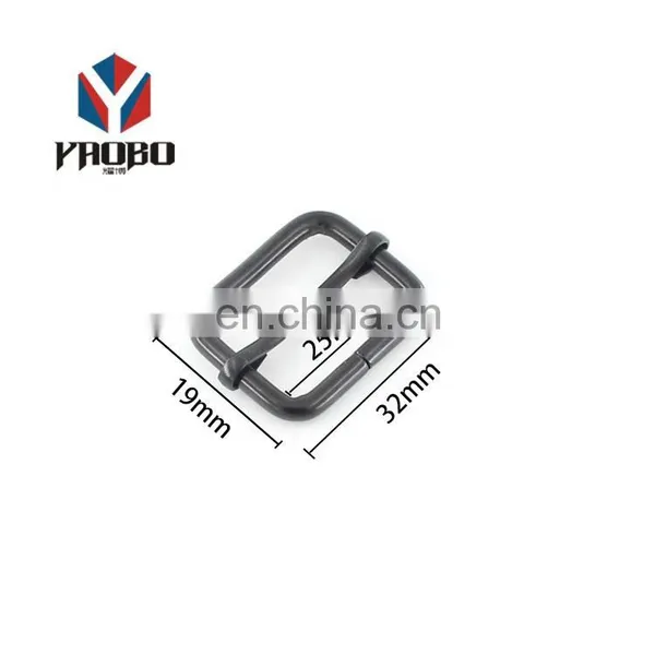China Wholesale Metal D Ring O Ring Adjustable Center Bar Buckle Slide Metal Buckle For Belt photo-4